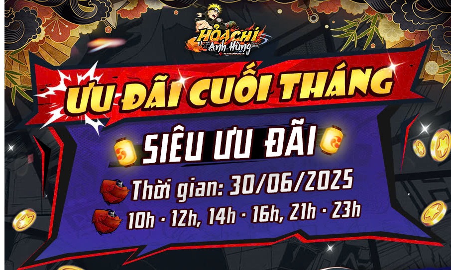 Event Ngày Vàng Tháng 6 Siêu Ưu Đãi 30/06	