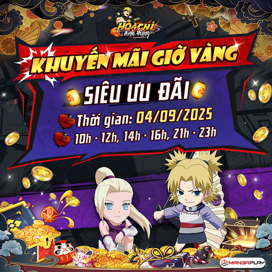 Event Giờ Vàng Siêu Ưu Đãi 04/09